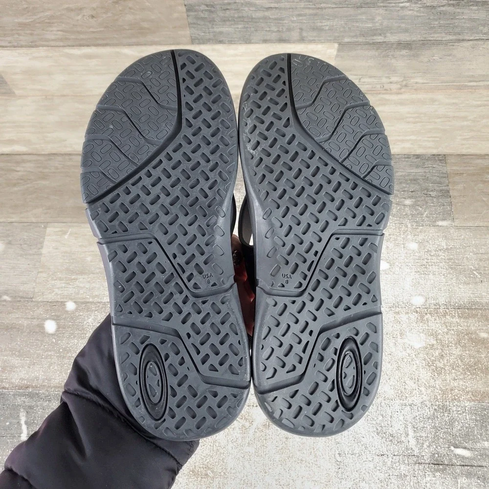 Oakley B1B Mens Flip-Flop Sandals Sz‎ 8 Uniform Gray Slip On Open & Round Toe